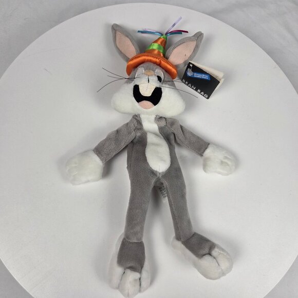 Vintage Bugs Bunny Plush Toy 1999 NWT Warner Bros Studio Store 11" - Picture 1 of 4